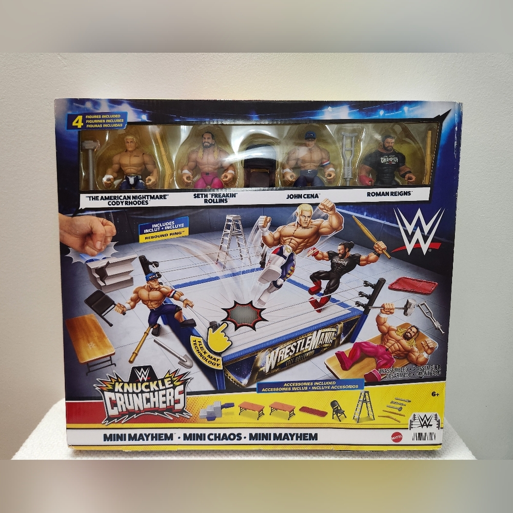 WWE Knuckle Crunchers Wrestlers